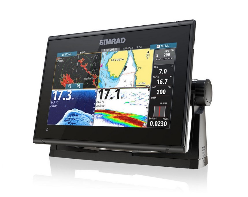 SIMRAD GO9 XSE MULTI-FUNCTION DISPLAY WITH BUILT IN ECHOSOUNDER, GPS AND WI-FI