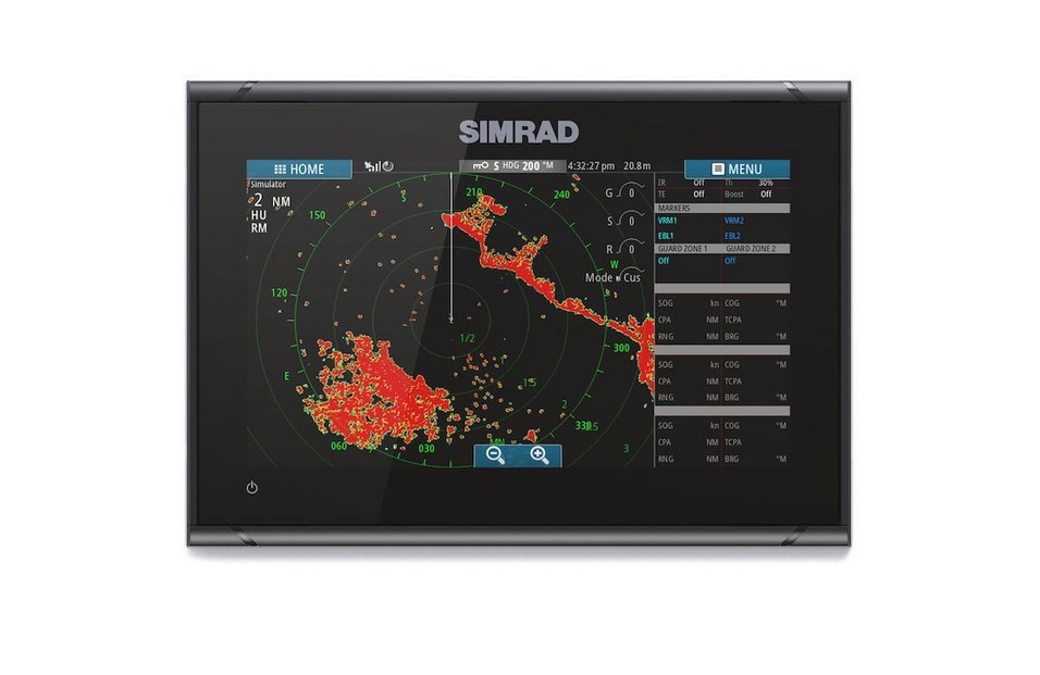 SIMRAD GO9 XSE MULTI-FUNCTION DISPLAY WITH BUILT IN ECHOSOUNDER, GPS AND WI-FI