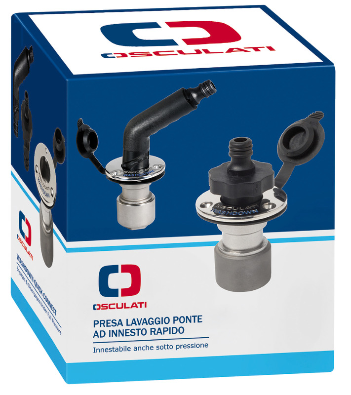 OSCULATI Bayonet+ Sloped Plastic Fitting Set 