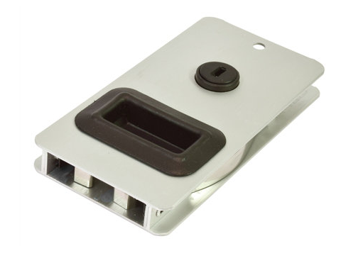 SOUTHCO MOBELLA SQUARE FLUSH, LONG - WEATHERPROOF - WHITE