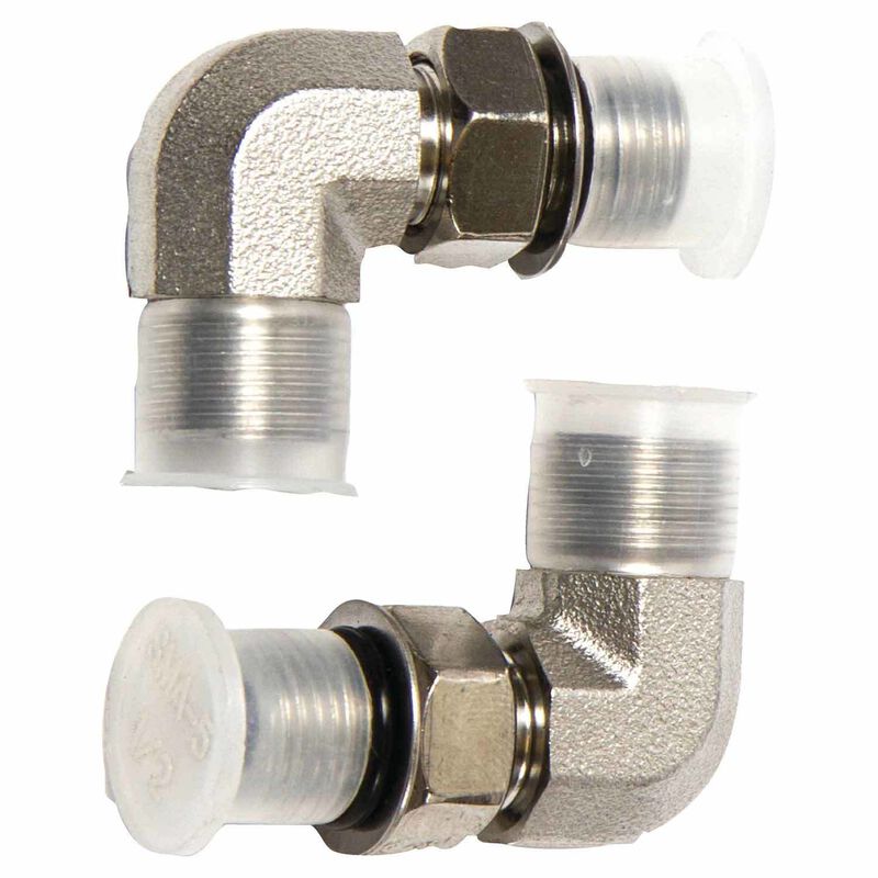 SEASTAR HF6004 ORB FITTING-90DEG ELBOW 2PK, HYDRAULIC STEERING 