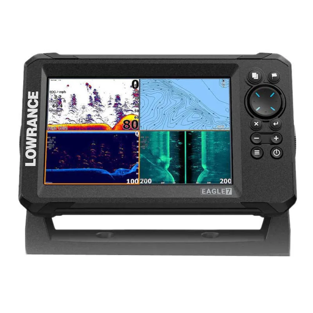 LOWRANCE EAGLE 7 PLOTTER WITH TRANSDUCER 