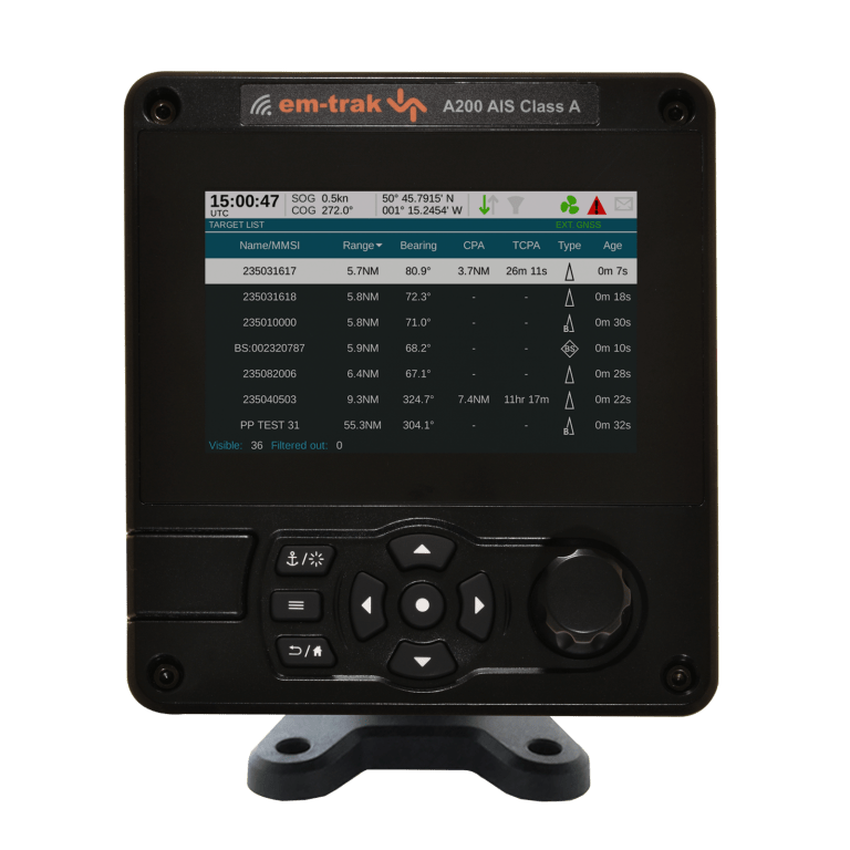 EM-TRACK A200 AIS CLASS A TRANSCEIVER