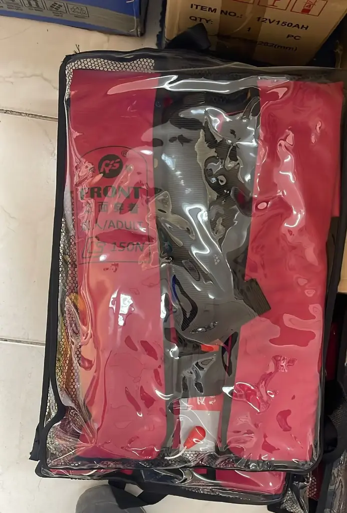 [INF-150N-AUTO] RHONGSHEN INFLATABLE LIFEJACKET 150N CHINA ISO APPROVED AUTOMATIC