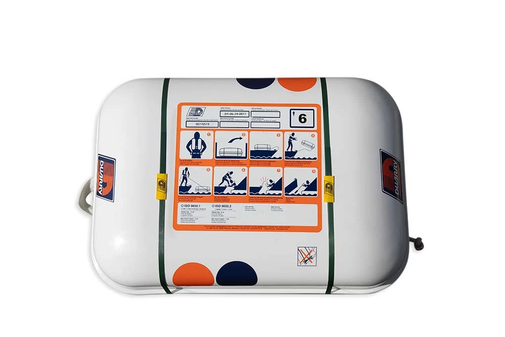 [DUARRY-4] DUARRAY LIFERAFTS ISO9650 CAPACITY: 4 PERSONS, SPAIN BOX TYPE