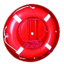 SET OF LIFEBUOY RING CASE, W/ 70090 RING & FLOATING ROPE