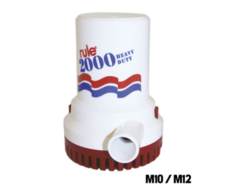 [M10] RULE BILGE PUMP SUBMERSIBLE MANUAL 2000 GPH