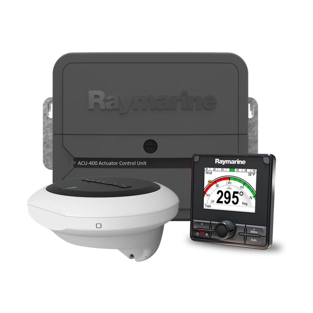 RAYMARINE AUTOPILOT EVALUATION WITH P70RS CONTROL HEAD & ACU- 400, EV1 SENSOR CORE, EV1 CABLING KIT (SUITABLE FOR TYPE 2 & 3 DRIVES)