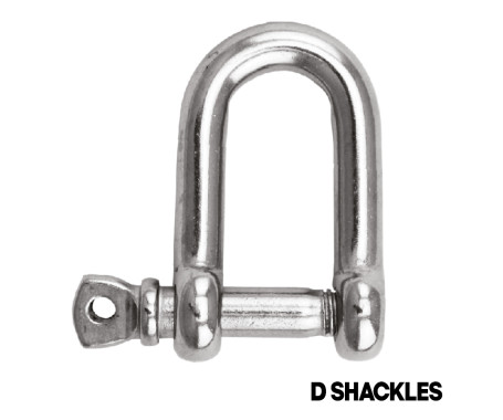 D-SHACKLE 8MM SS316