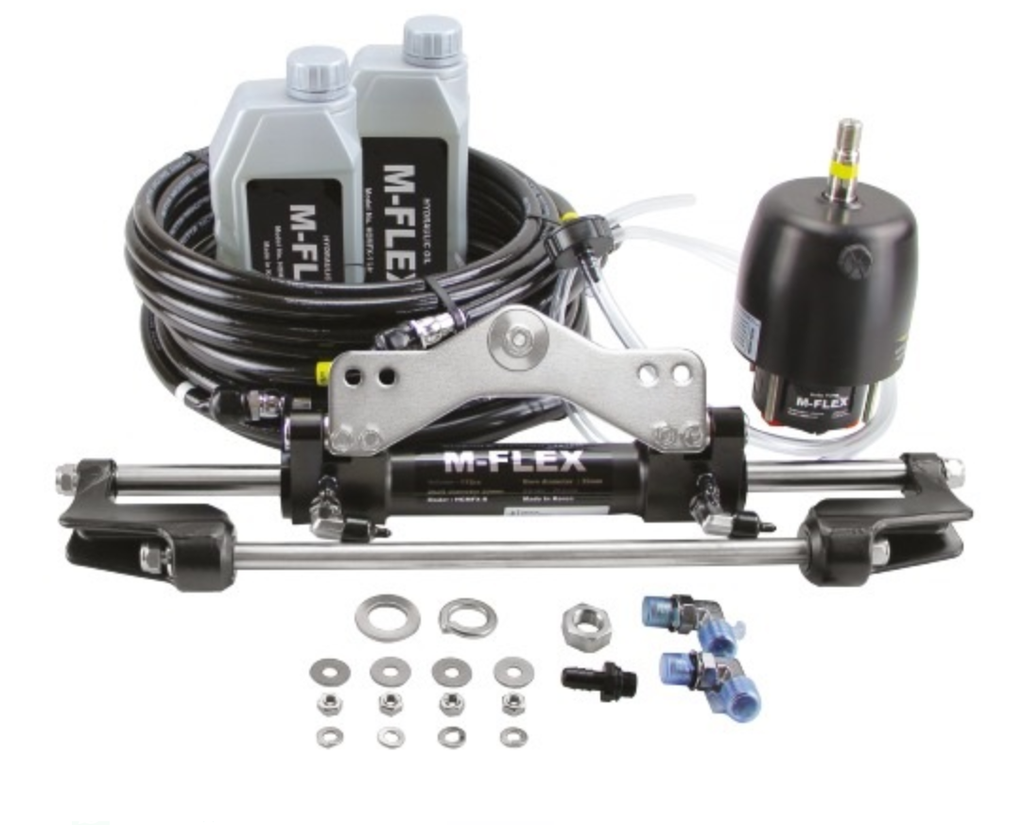 M-FLEX HYDRAULIC STEERING SYSTEM HSKMFX-R24FT 150HP X 2