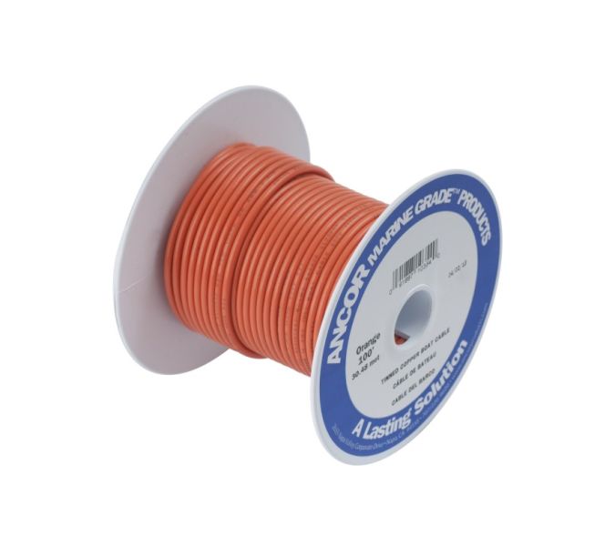 ANCOR Cable 16AWG 100ft Orange (1mm2)