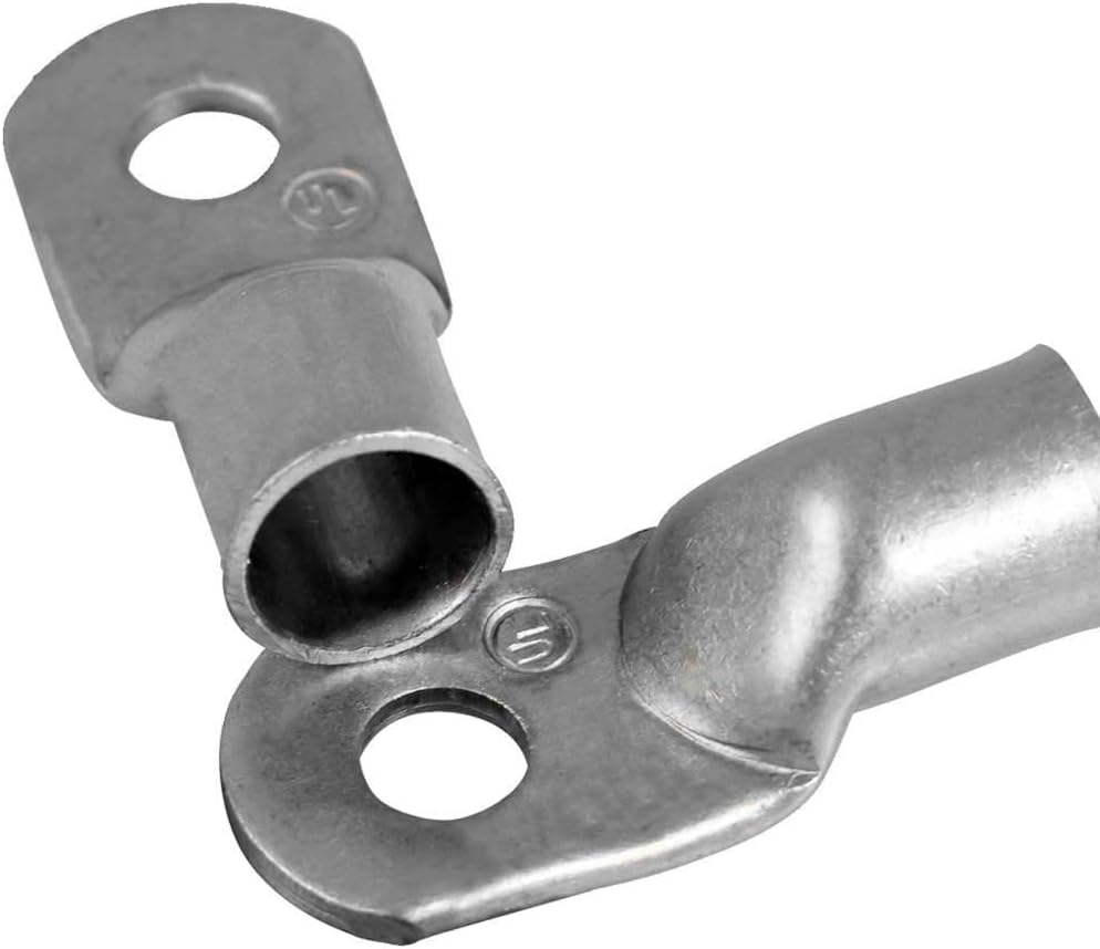 ANCOR Heavy Duty Tinned Copper Lugs (4-Gauge, Size 5/16 Screw, 2-Pack) 