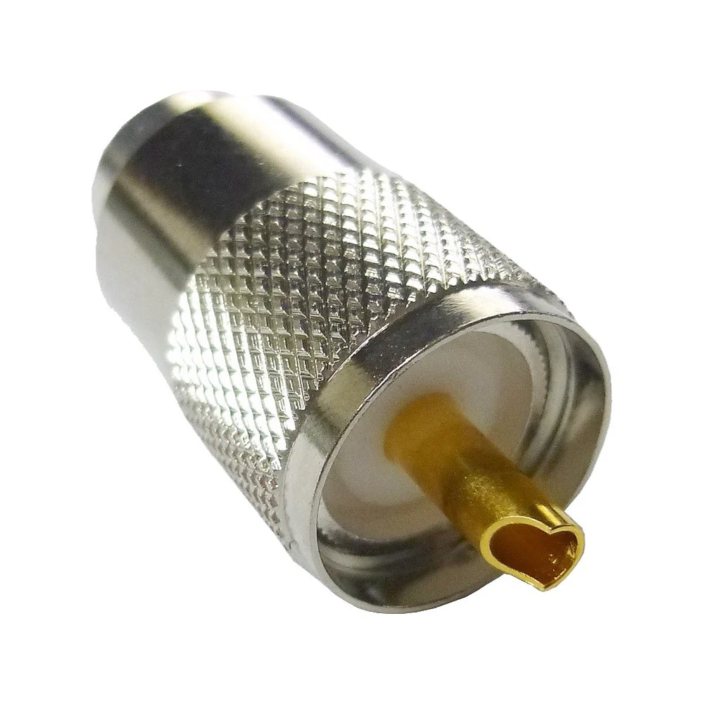 RF / VHF CONNECTOR PL-259 (K-008F) FOR RG-213/214 CABLE CRIMP TYPE