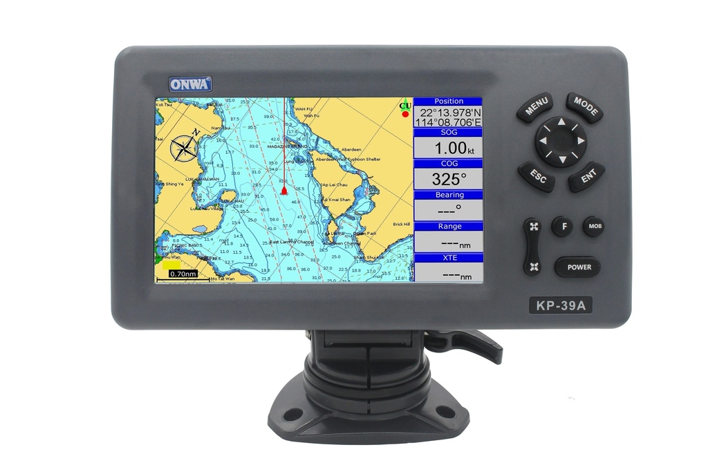 ONWA KP-39A CHART PLOTTER WITH 7" DISPLAY WITH CLASS B AIS RECEIVER INBUILT