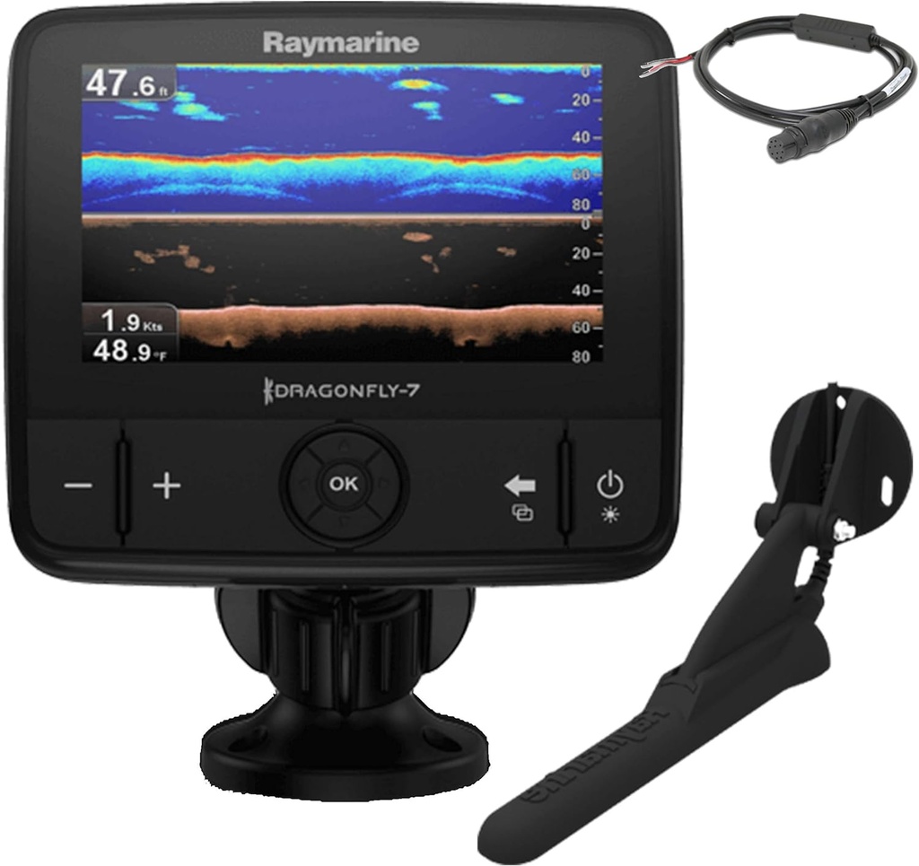 RAYMARINE DRAGONFLY-7 PRO GPS 7 INCHES BUILT-IN DOWN VISION, CPT-DVS WITHOUT CARD 