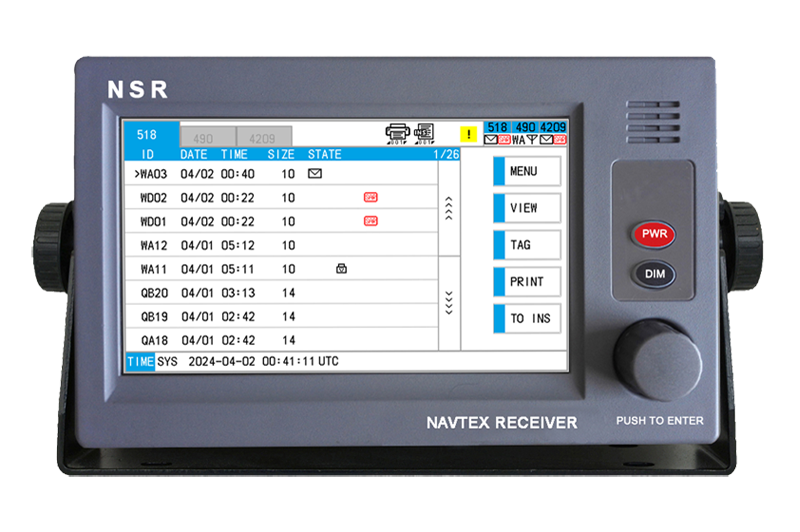NSR IMO NAVTEX RECEIVER NVX-3000