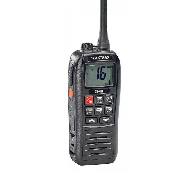 PLASTIMO RADIO VHF SX-400 HANDHELD IPX7