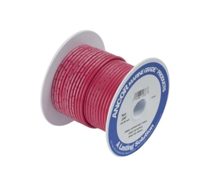 ANCOR CABLE 18 AWG 100FT RED (0.8MM2)