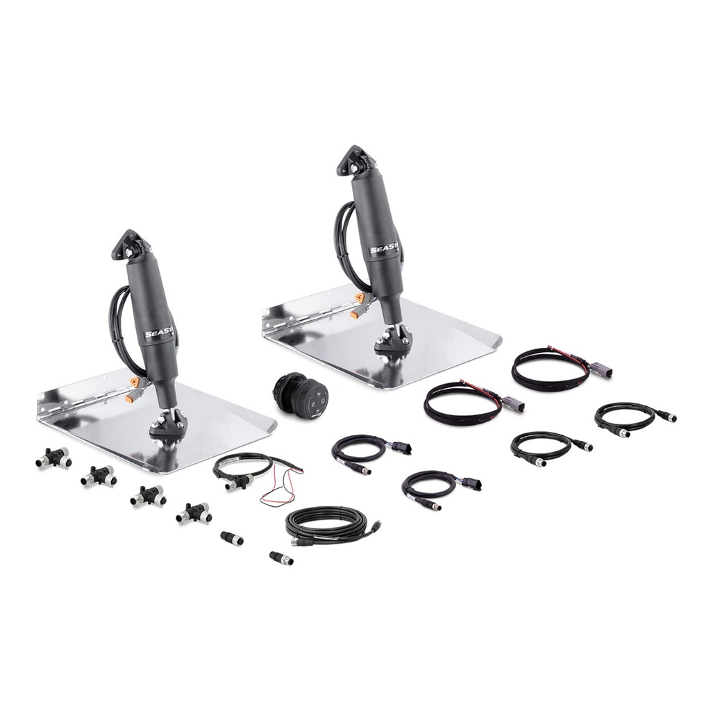 DOMETIC SEASTAR ATT4105 ADAPTIVE TRIM TAB SYSTEM- 2.25" STROKE - 12"X 12" STANDARD MOUNT - 11.5" ACTUATOR