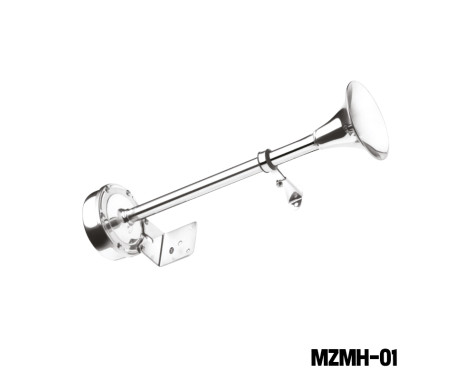 TRUMPET HORN (SINGLE) STAINLESS STEEL 12V