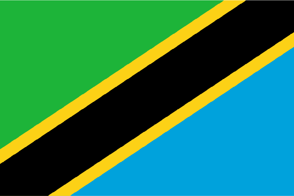 TANZANIA FLAG 4X6
