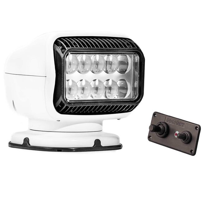 [20204GT] GOLIGHT® GT SERIES LED PERMANENT MOUNT SEARCHLIGHT WITH HARDWIRED DASH MOUNT REMOTE 