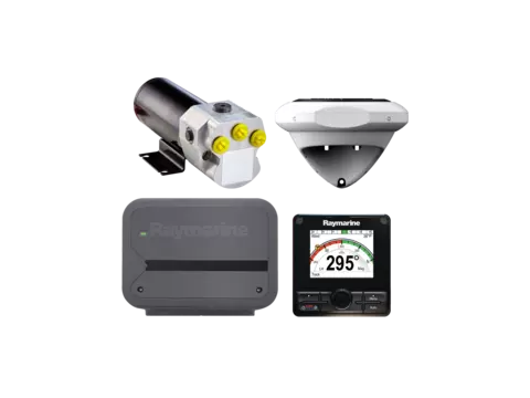 [EV-100] EV-100 POWER PILOT AUTOPILOT COMPLETE SYSTEM FOR SMALL POWERBOATS WITH HYDRAULIC STEERING INCLUDES : P70RS CONTROL HEAD , ACU-100 0.5 HYDRAULIC PUMP