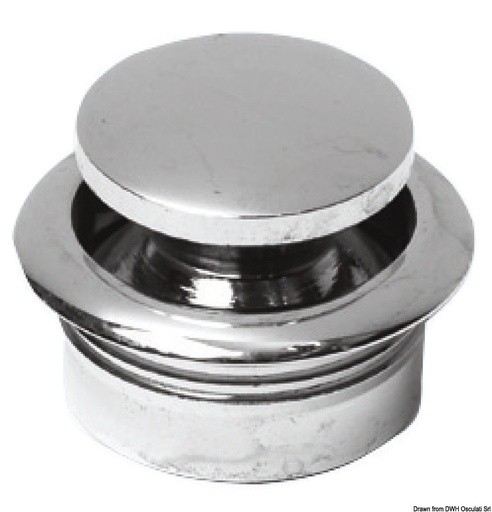 [38.181.01] OSCULATI Chromed brass knob 13 mm