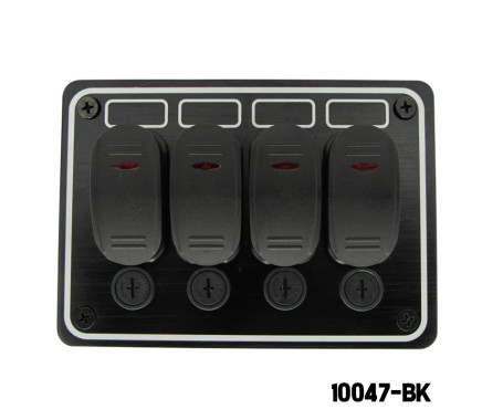 [10047-BK] AAA - 4 GANG SWITCH PANEL