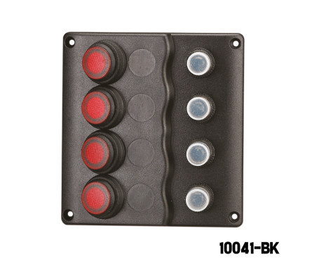 [10041-BK] AAA - 4 GANG SWITCH PANEL