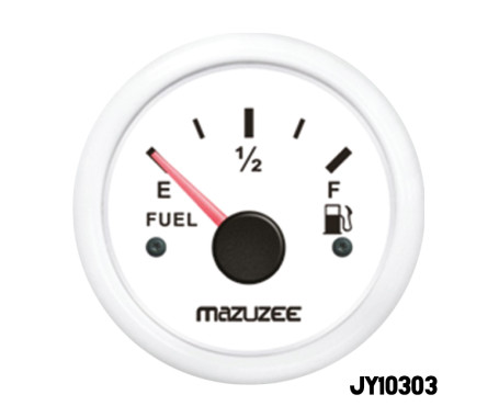 [JY10303] MAZUZEE - FUEL GAUGE - WHITE