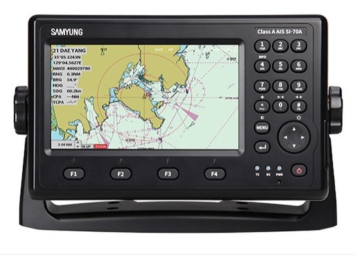 [SI-70A] SAMYUNG AIS SI-70A CL-A WITH -DISPLAY 7" TFD  -TERMINAL BOX TB-70S  -ANTENNA GNSS-70-15Mtr cable  -DATA CABLE KIT TB-70S-A(S58832)  -POWER CABLE SI-70A-A   -USER MANUAL / STD  INS.ACCESSORIES   (W/O VHF ANTENNA)