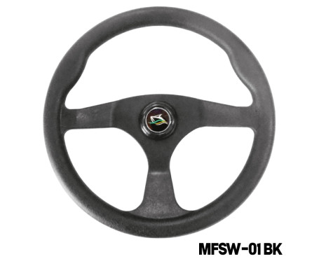 [MFSW-01 BK] M-FLEX STEERING WHEEL - BLACK