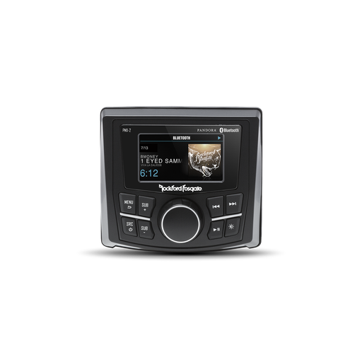 [PMX-2] PUNCH MARINE COMPACT AM/FM/WB DIGITAL MEDIA RECEIVER 2.7" DISPLAY 