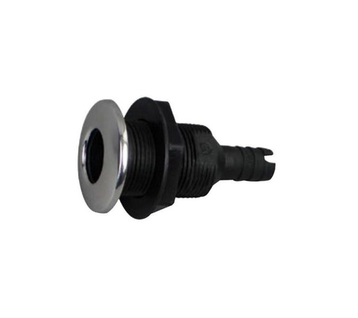 [ATT-68554-1 / 04.06.0233] ATTWOOD THRU HULL STRAIGHT COMPOSITE 3/4" HOSE SS CAPPED