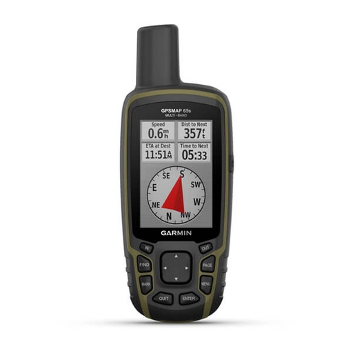 [010-02451-11]  GPSMAP® 65S MULTI-BAND/MULTI-GNSS HANDHELD WITH SENSORS