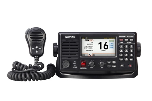 [STR-7000A] SAMYUNG VHF STR-7000A W/O PSU & ANTENNA WITH -MAIN UNIT  -MICROPHONE SM-6000R  -POWER CABLE
